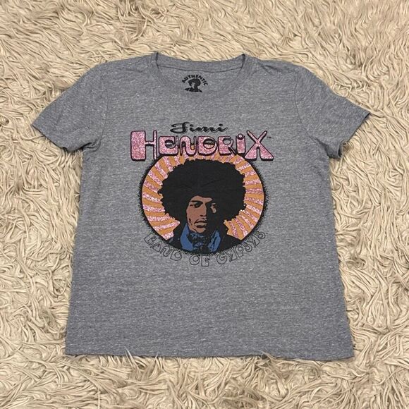 Lucky Brand Hendrix Circle Glitter Classic Graphic T-Shirt size small - Picture 2 of 4